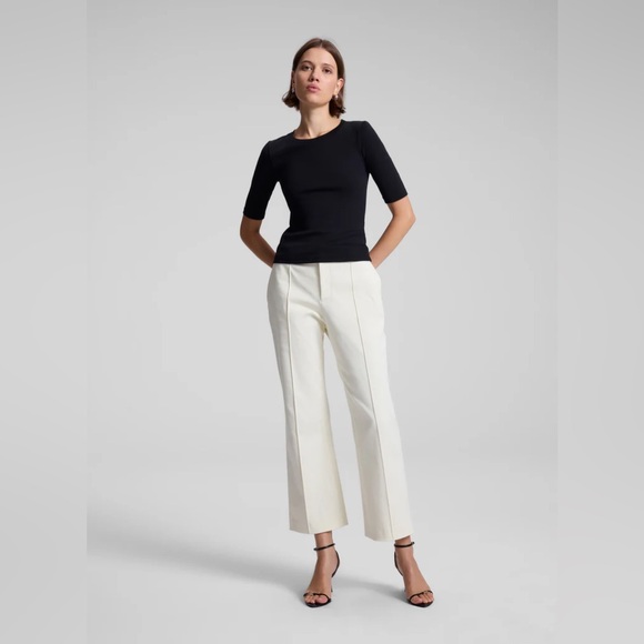 A.L.C $395 Jay Cropped Pant NWT in Bone - Picture 6 of 6